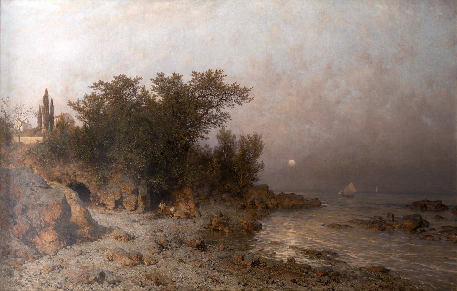 view of istrian coast